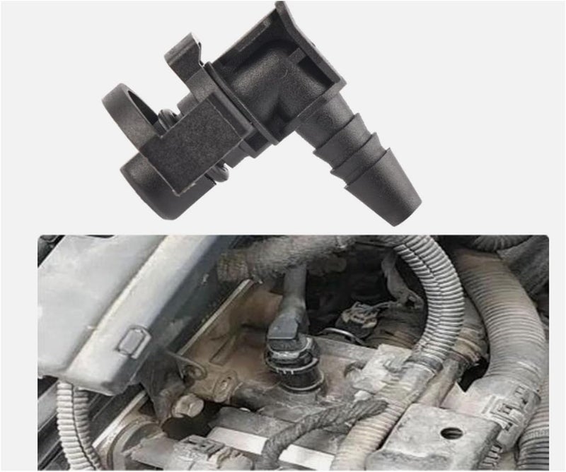 SUNNER THINKEN 2Pcs Throttle Valve Thermostat Body Heater Water Pipe Hose Connector for Chevrolet Cruze Epica Sonic Opel Astra Outlet 1.4L Trax Encore Fit Buicks joint Junwei 55354565 - Image 3